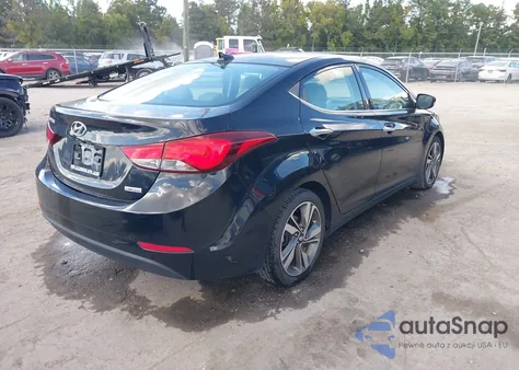 2014 Hyundai Elantra Limited из США, поврежденный, VIN 5NPDH4AE7EH457832